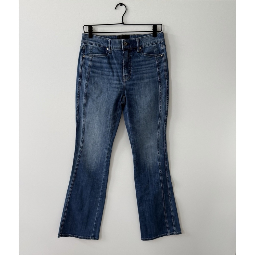 White House Black Market Jeans Womens 6 28x30 High Rise Skinny Flare